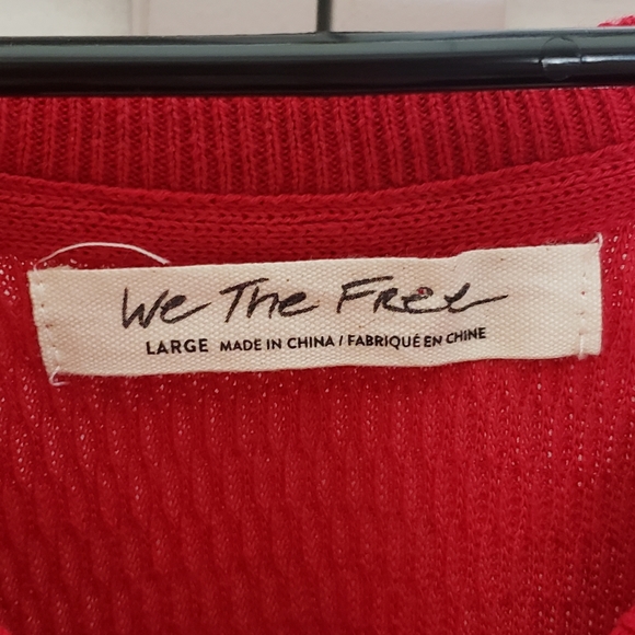 Free People Rainbow Dreams Batwing Sleeve Knit Top - Picture 11 of 16